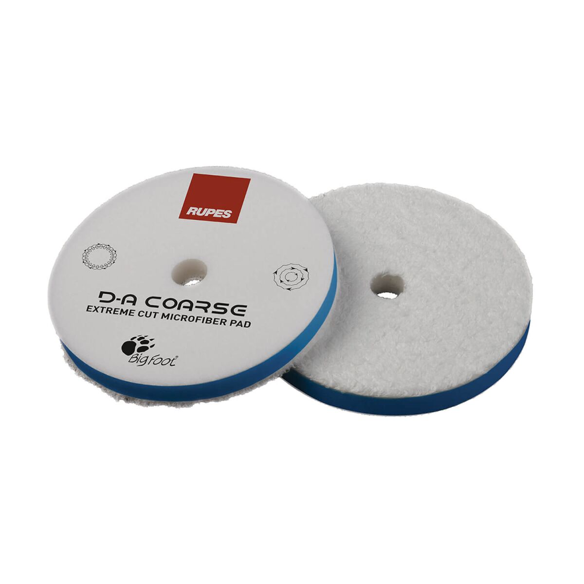 Rupes BigFoot Mikrofaser Polierpad D-A Coarse 150mm hart