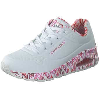 Skechers Uno Loving Love Sneaker in weiß