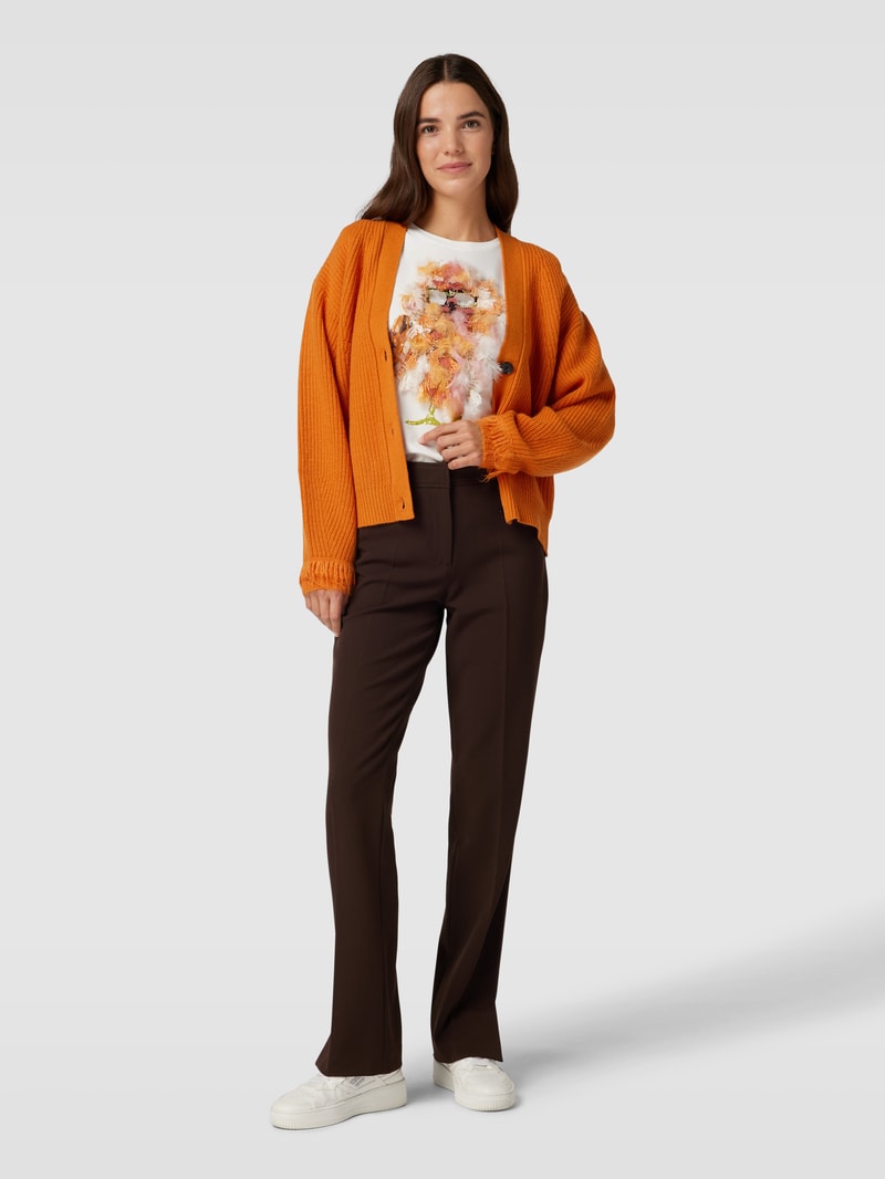 T-Shirt mit Rundhalsausschnitt in offwhite