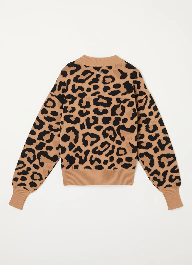 Maglione con stampa leopardata Ocelot di NIK&NIK
