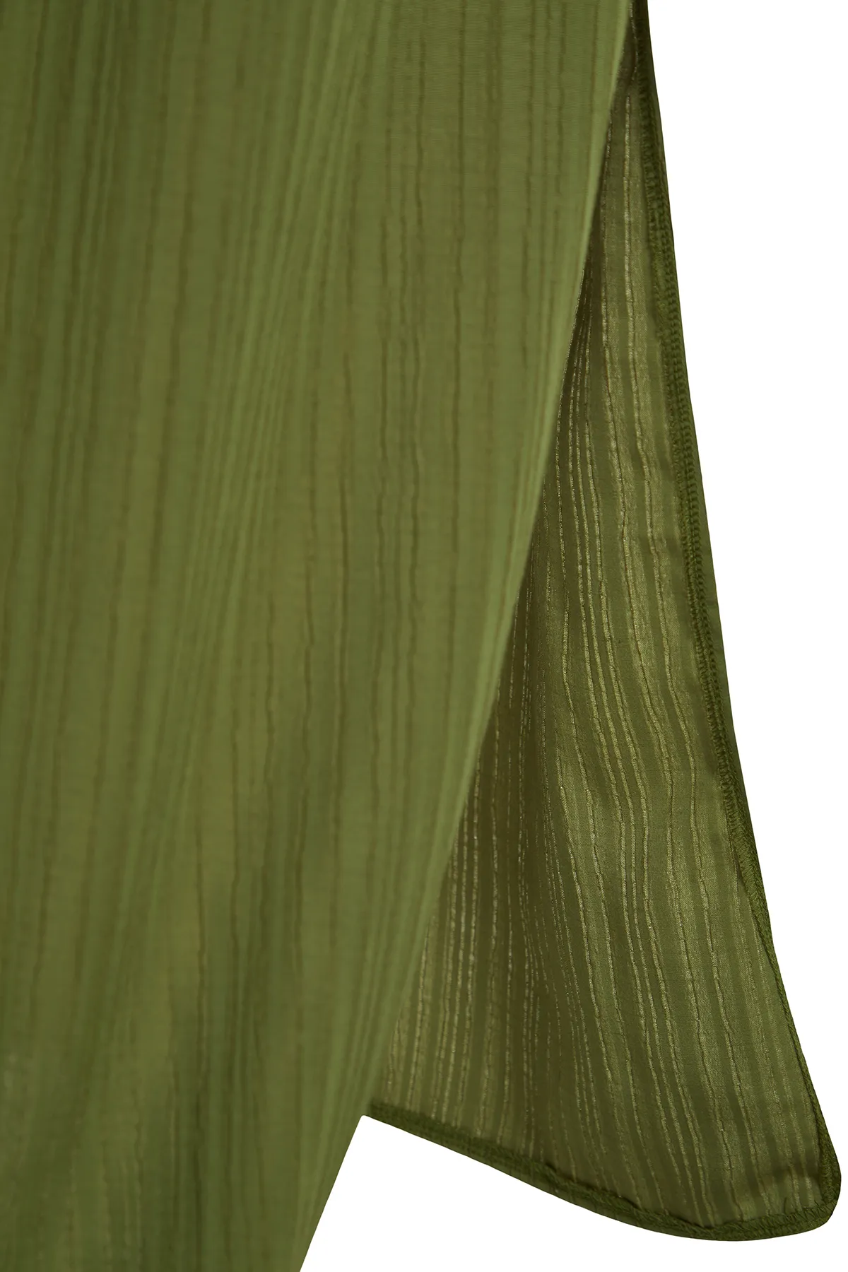 Trendyol Collection  Khakifarbenes, gewebtes Maxi-Strandkleid mit Bindeband TBESS24EL00084