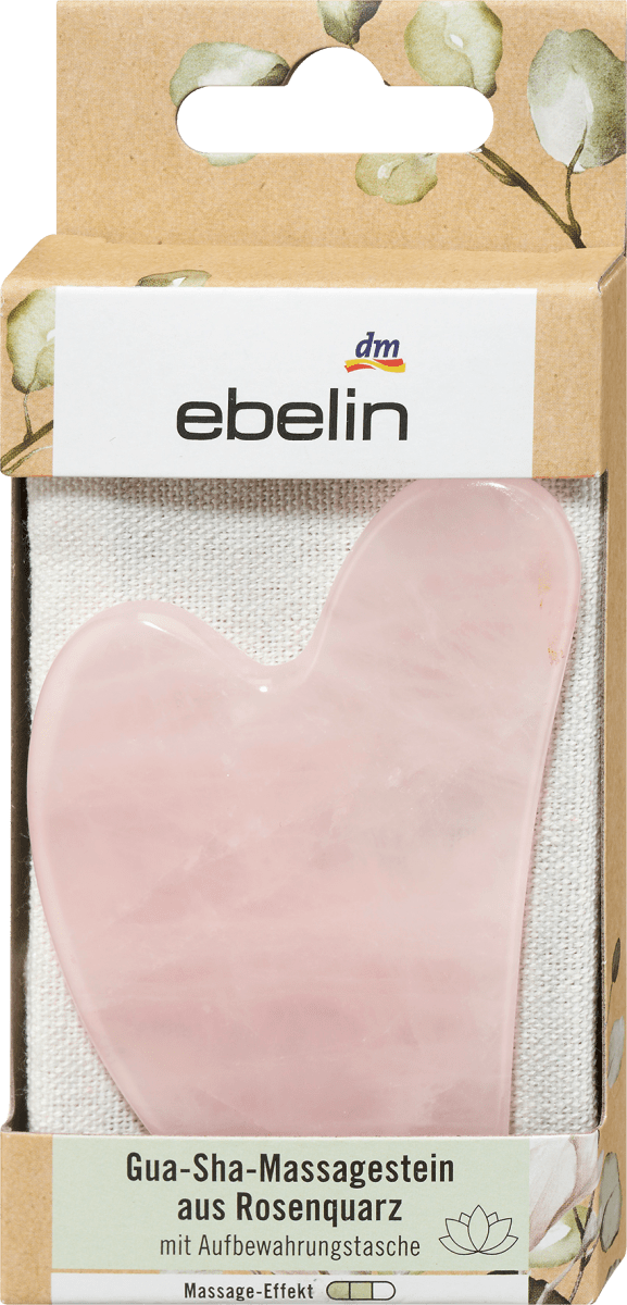 Gua Sha Y-Stein Rosenquarz, 1 St