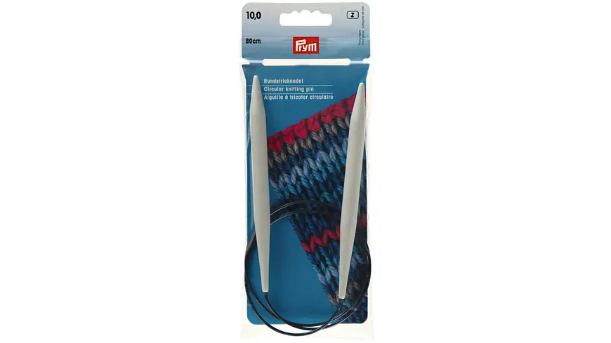 Prym Rundstricknadel 80cm Stärke 10