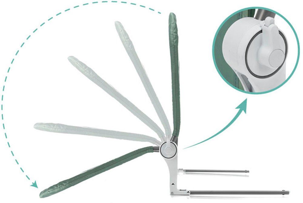 Fillikid Bettschutzgitter Lara, mint, 150/60 cm