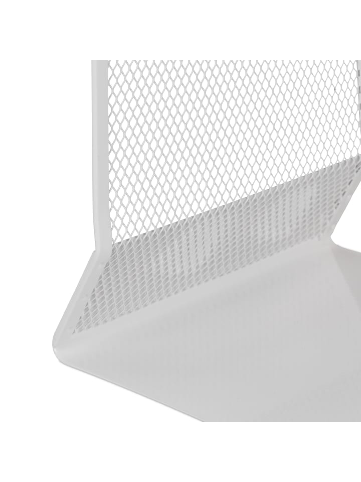 relaxdays 2 x Buchstütze in Weiß - (B)13,5 x (H)17 x (T)10,5 cm günstig kaufen onesize