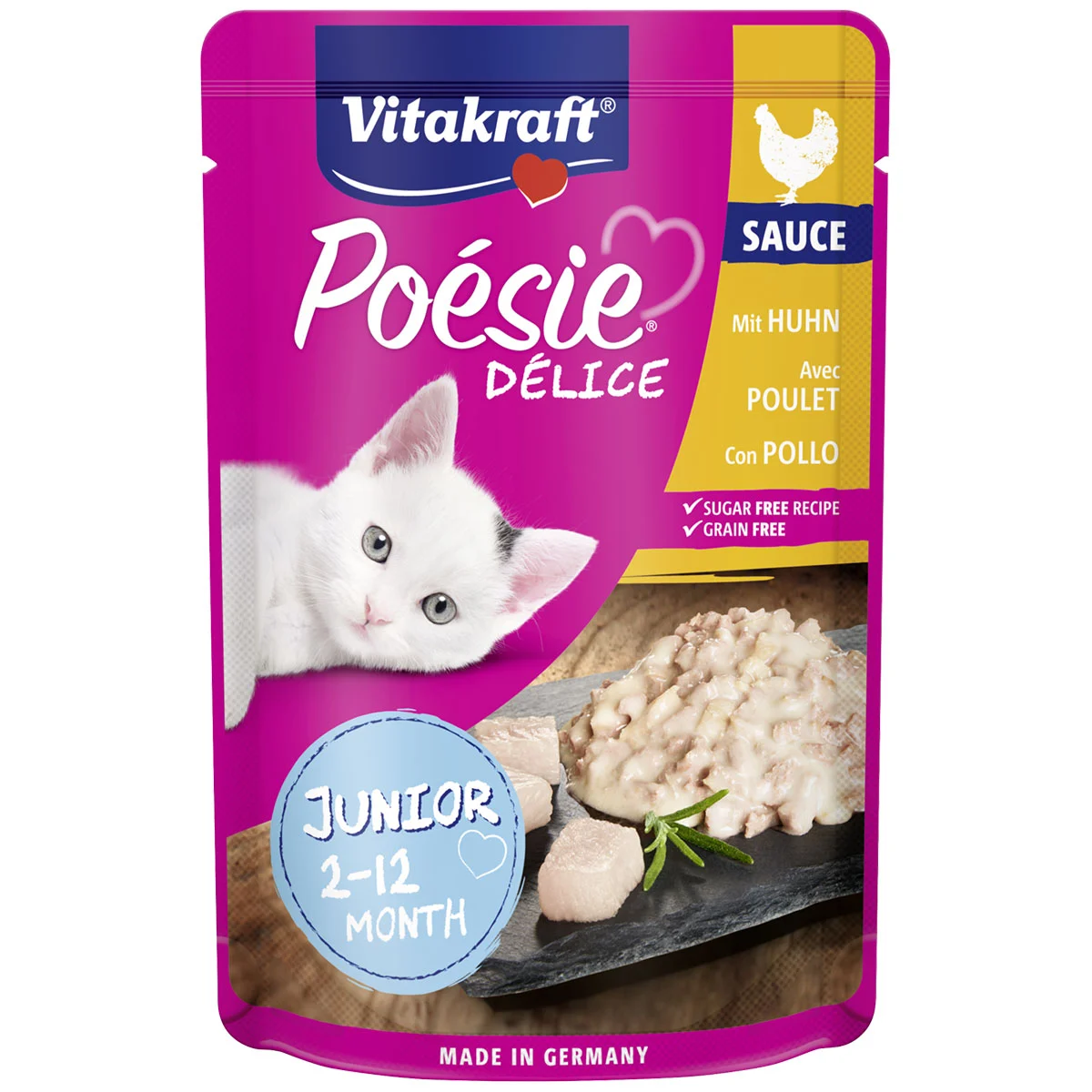 Vitakraft Poésie DéliSauce & Huhn Junior kaufen