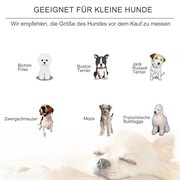 PawHut Hundebett Haustierbett Katzensofa Weichem Bezug Katzensofa Weide Plüsch Grau 68 x 68 x 32 cm