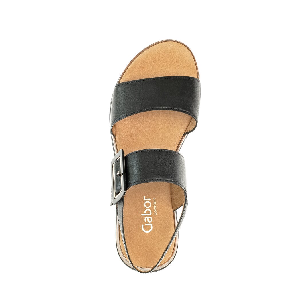 Gabor comfort Plateau Sandale schwarz