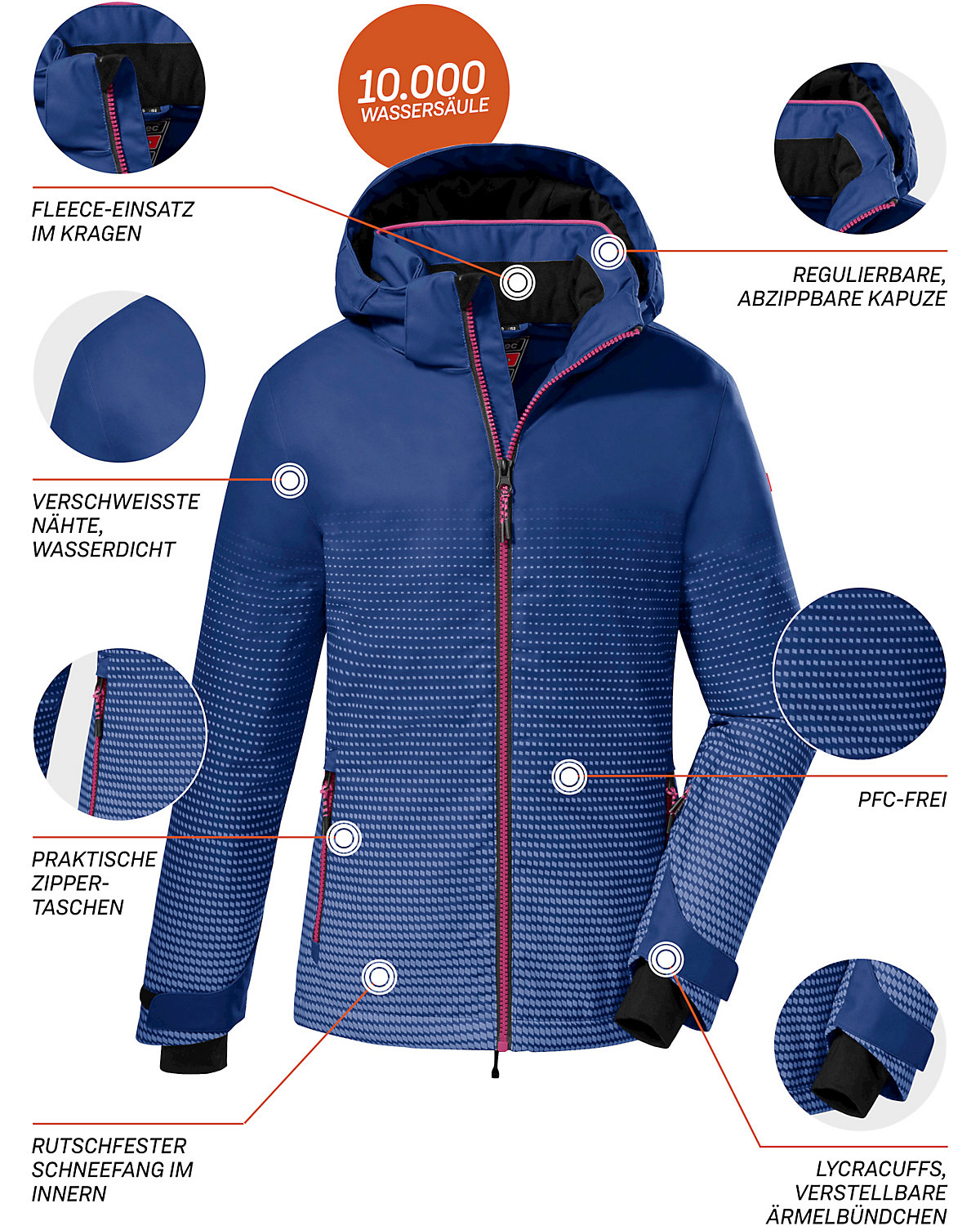 Skijacke für Mädchen