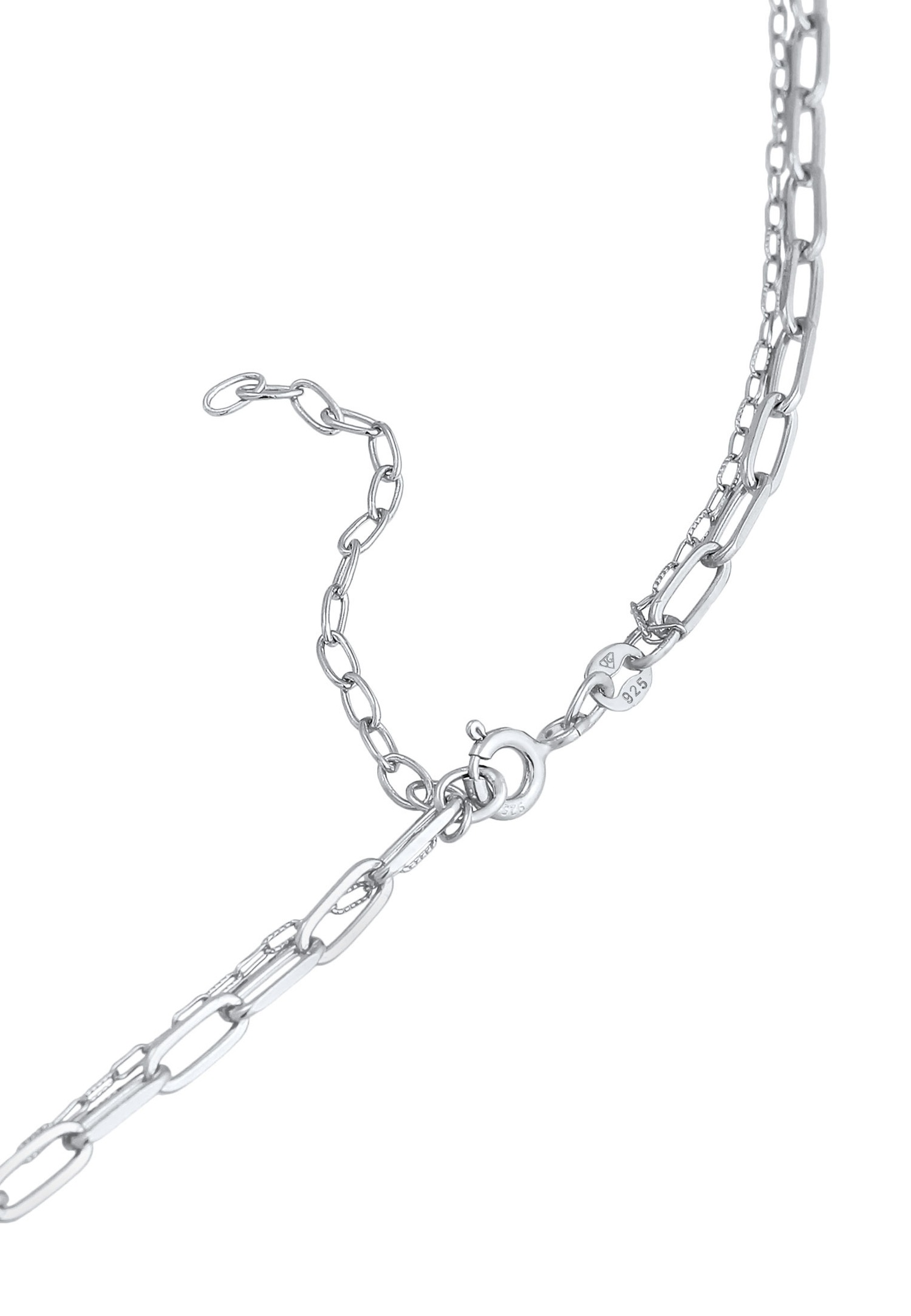 Dámske oválne pásiky na plienky Elli Basic Blogger Trend Filigree zo striebra 925