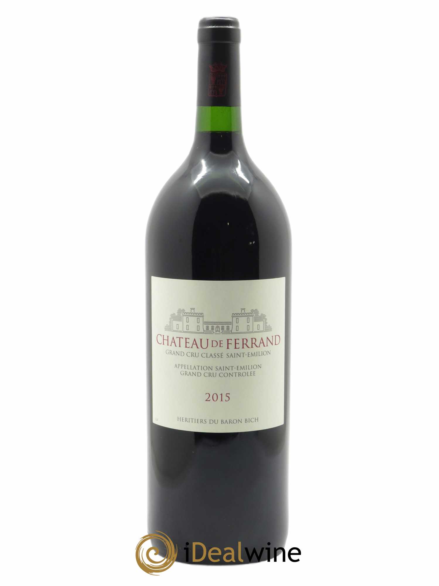 Château de Ferrand Grand Cru Classé (CBO à partir de 6 mgs) 2015 - Lot de 1 Magnum