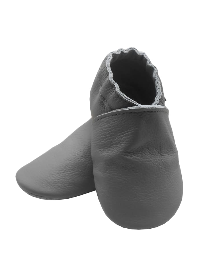 Yalion Baby Krabbelschuhe in Einfarbig Grau günstig kaufen
