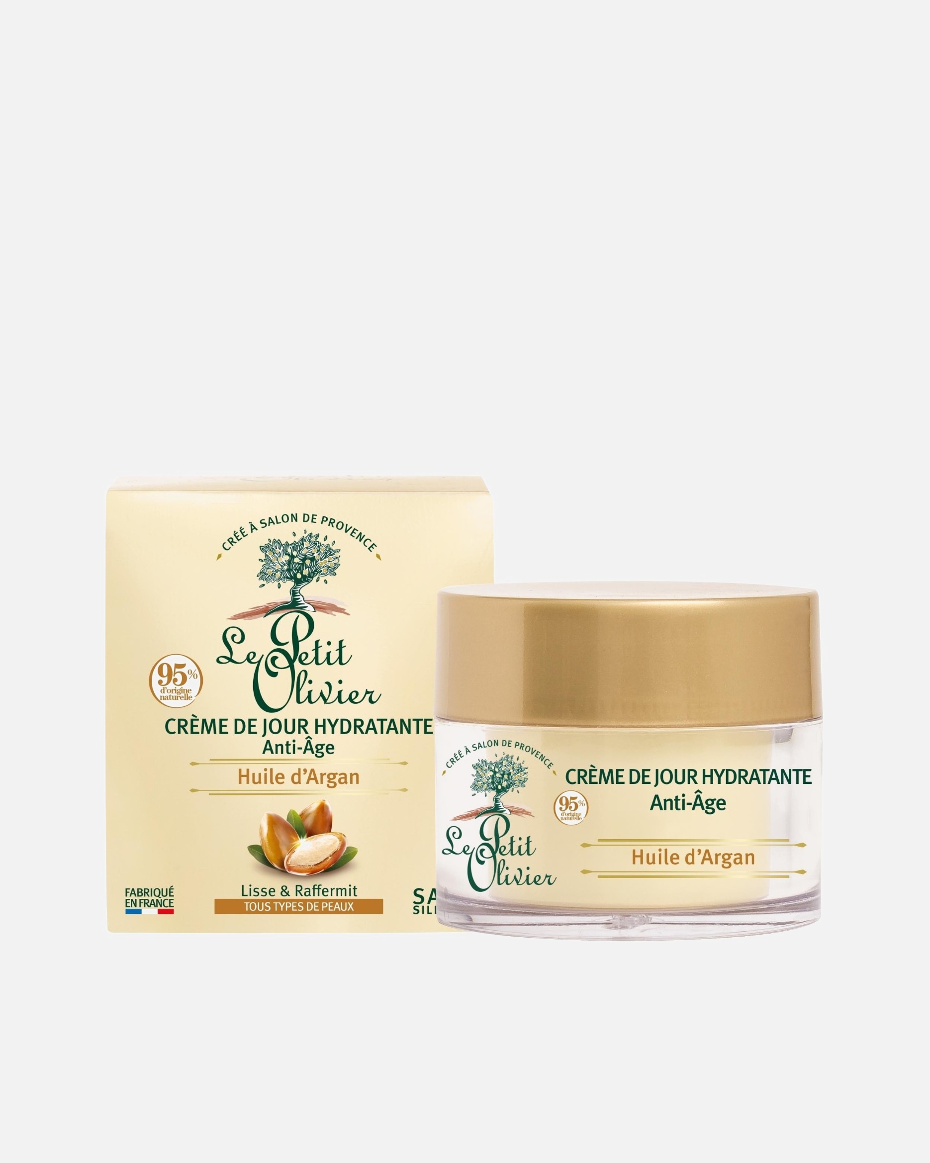 Le Petit Olivier Anti-Aging Moisturizing Day Cream with Argan Oil