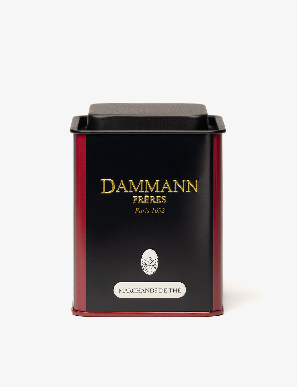 Boîte vide Dammann Marchands de thé  100g