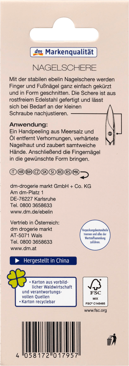 Nagelschere, 1 St