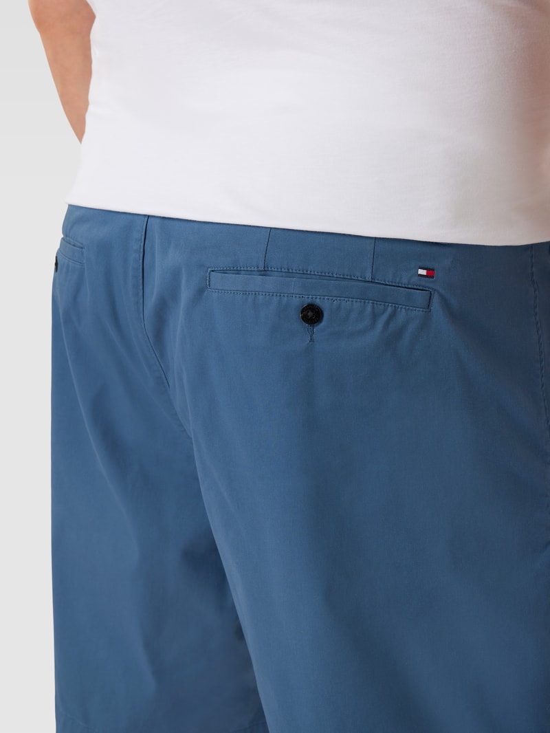 PLUS SIZE Chino-Shorts mit Stretch-Anteil Modell 'MADISON' in eisblau