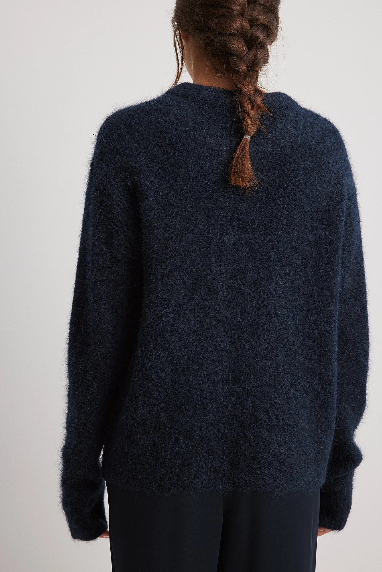 Pullover mit V-Ausschnitt aus Wollmischung