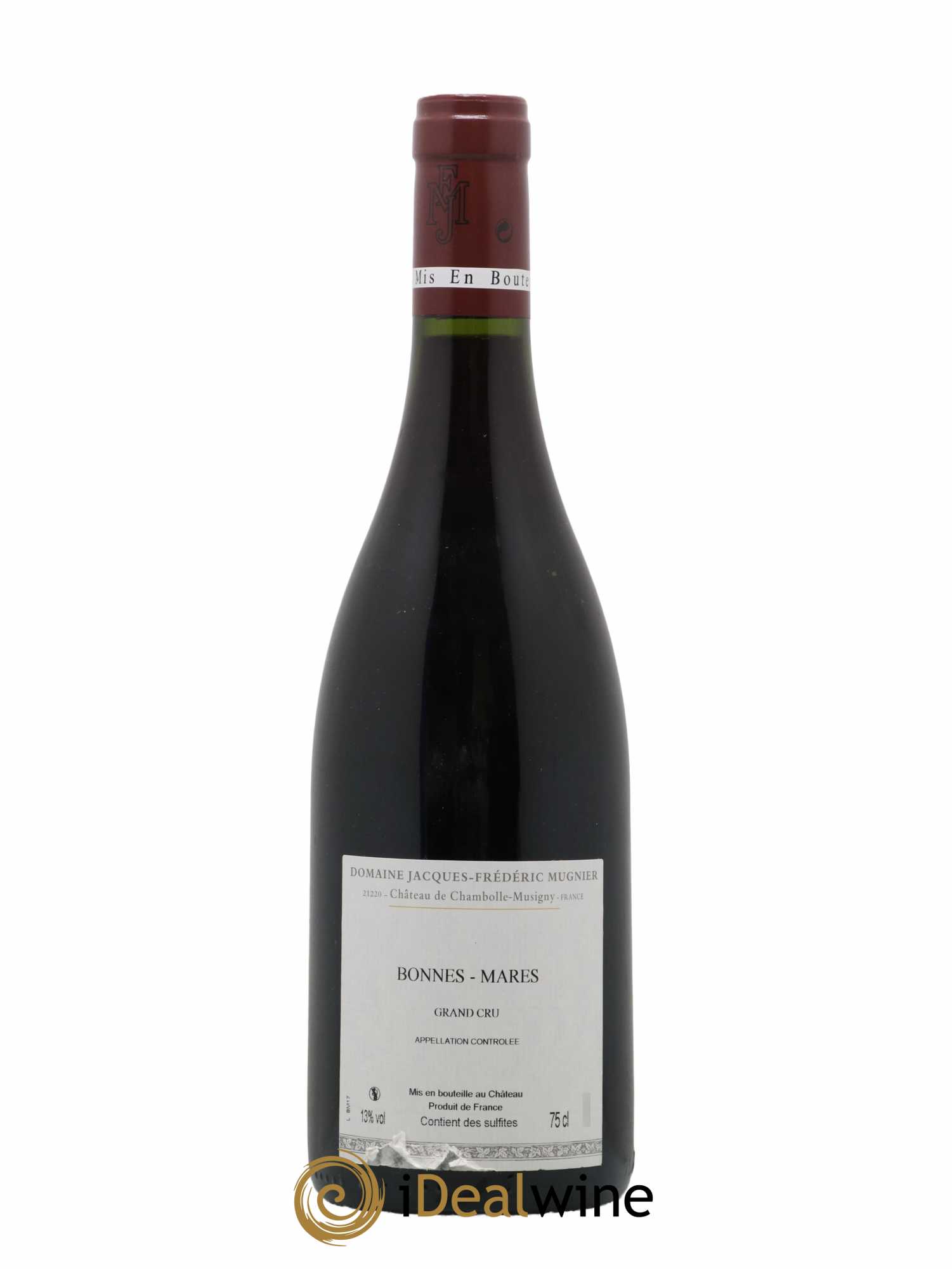 Bonnes-Mares Grand Cru Jacques-Frédéric Mugnier  2017 - Lot de 1 Bouteille