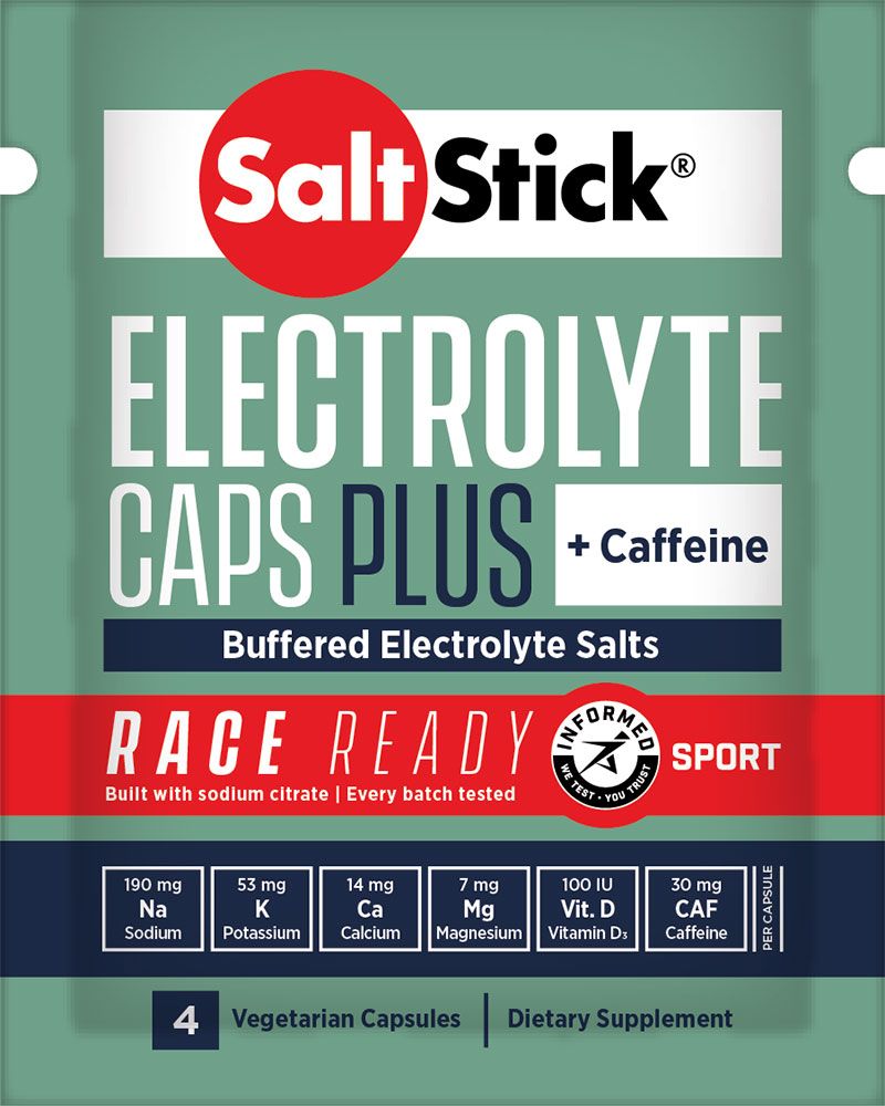 SaltStick Elektrolyte Caps Plus+Koffein Testpaket 7x4,4g kaufen | Bike-Discount
