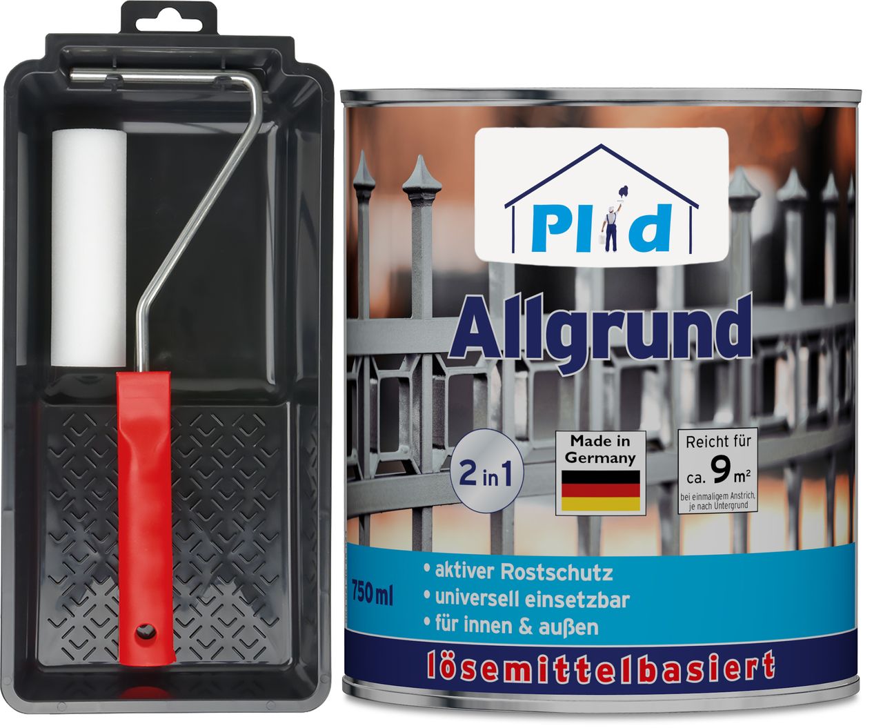Plid Premium Allgrund Rostgrundierung Grundierung Set Weiß