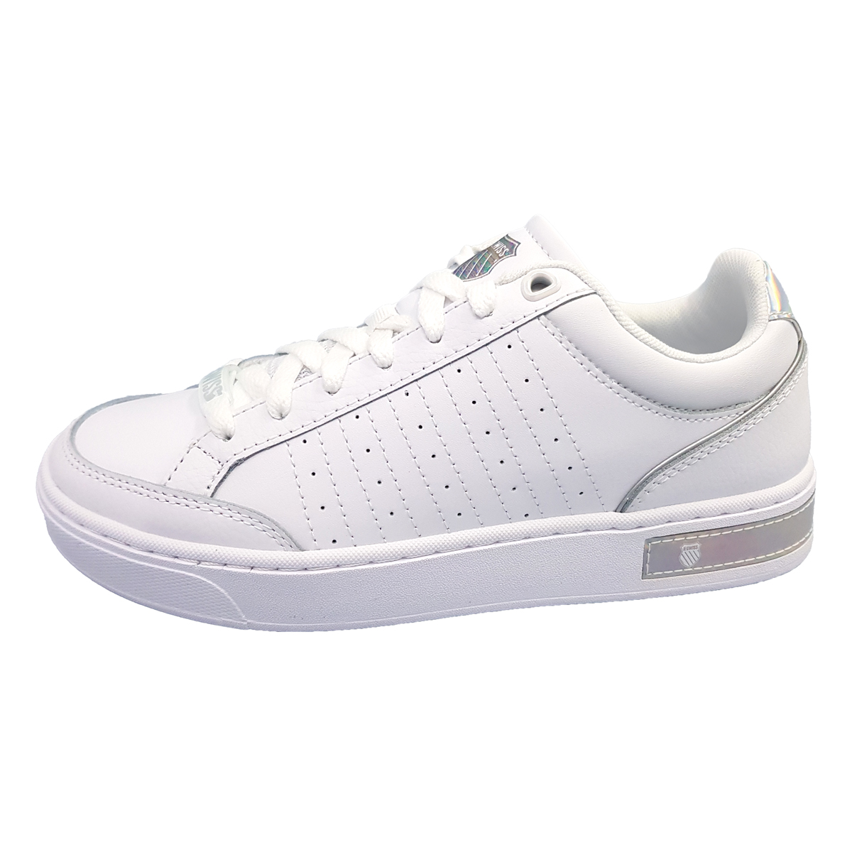 K-Swiss Court Block Women's Low 97411-933-M Weiß white/ pearlized