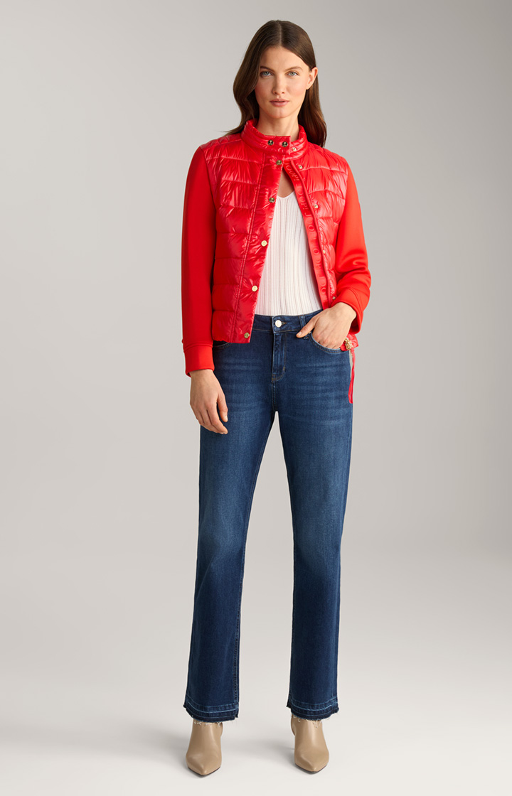 Neopren-Jacke mit Stepp in Rot
