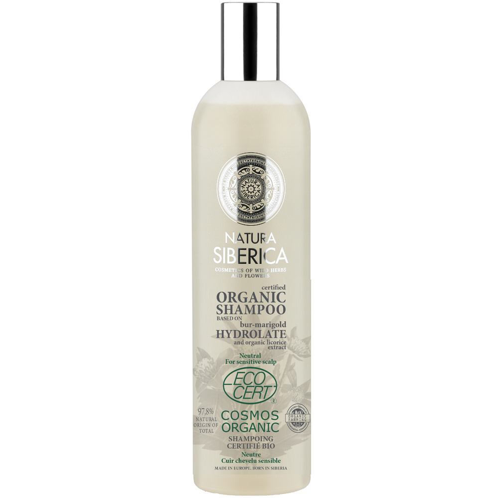 Natura Sibérica Shampoing à L’Hydrolat De Biden Polaire Shampoing Cuir Chevelu Sensible