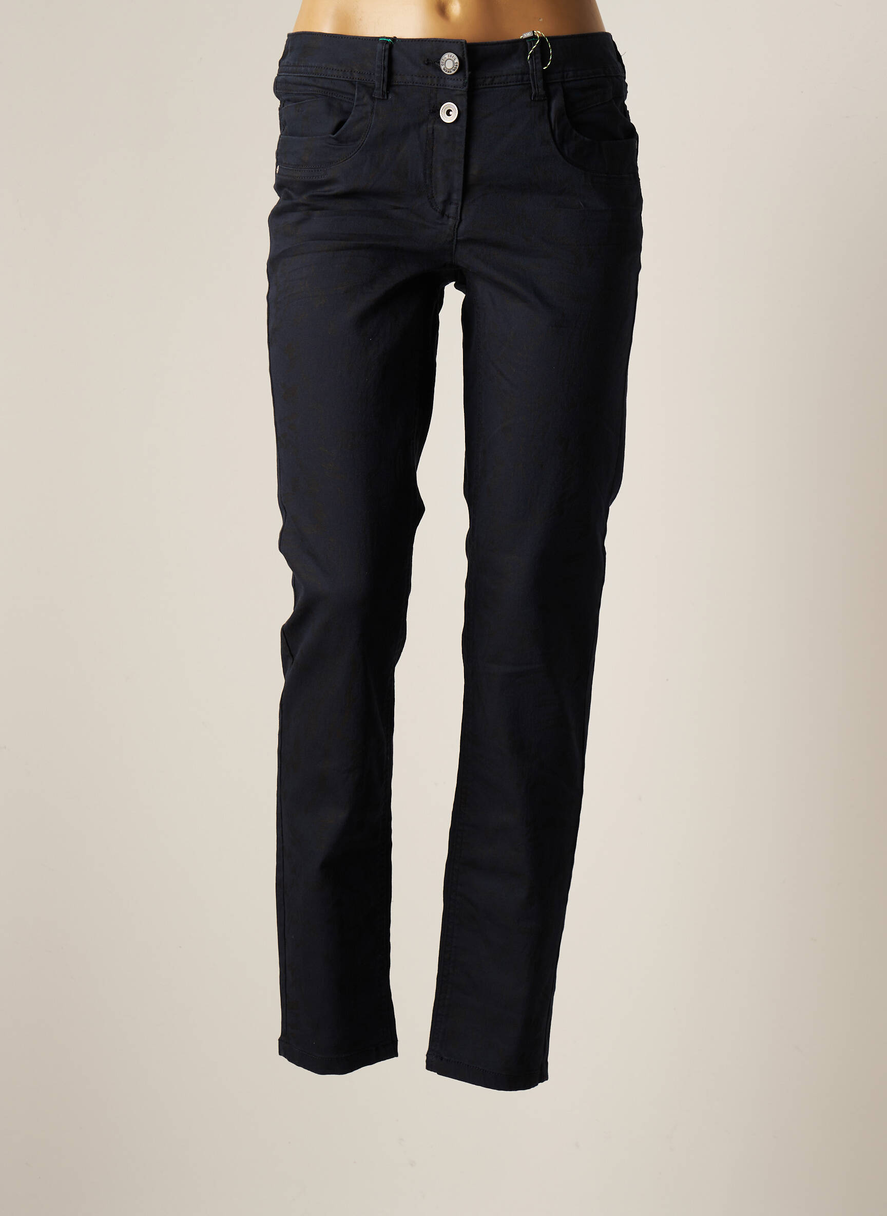 Cecil Jeans Coupe Slim Femme couleur bleu