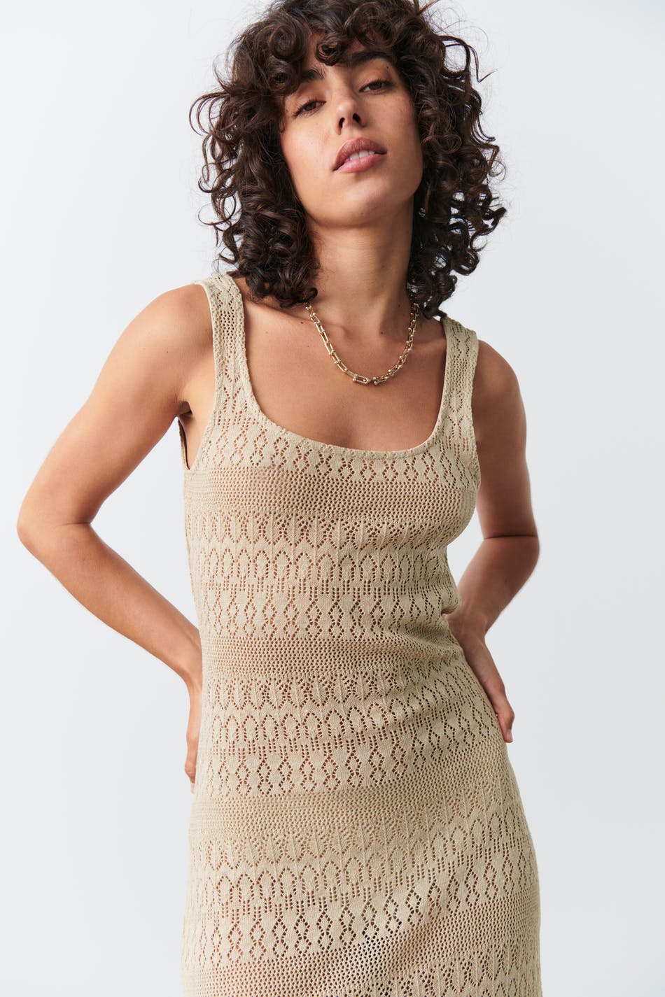 Maxi crochet dress