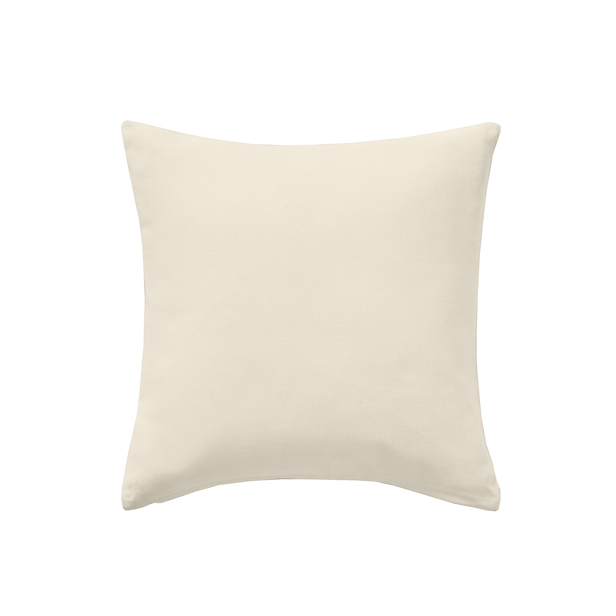 Housse de coussin unie bachette