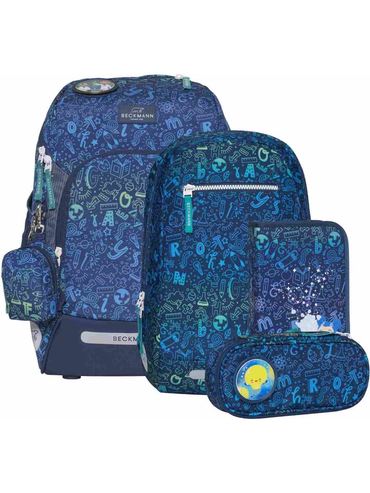 BECKMANN Beckmann Schulranzenset Active Air FLX - 6-Tlg. Set Science günstig kaufen onesize