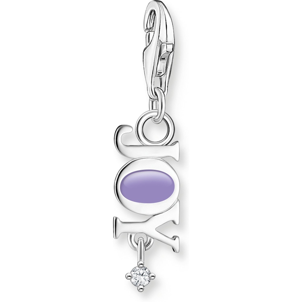 Thomas Sabo Charm 925 Argent, Émail Pendentif