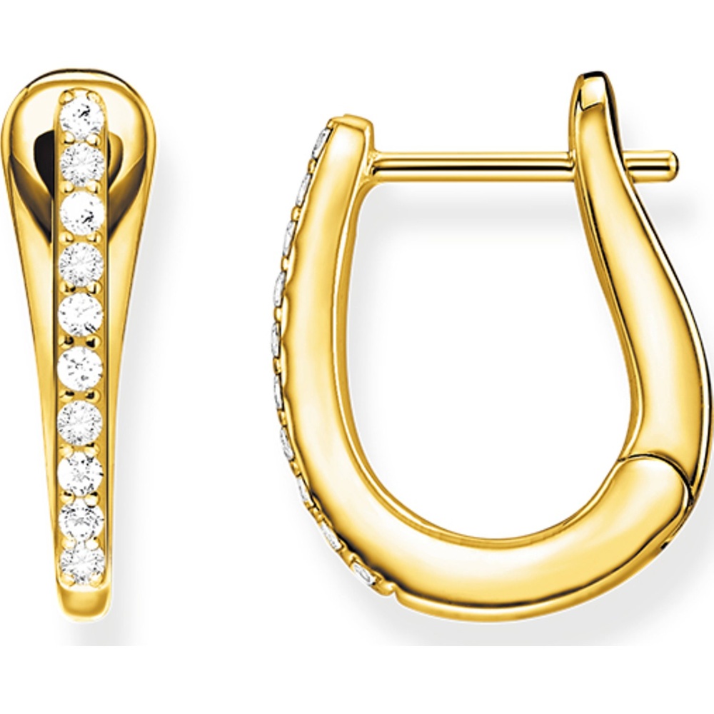Thomas Sabo Créoles 925 Argent Boucles d'oreilles