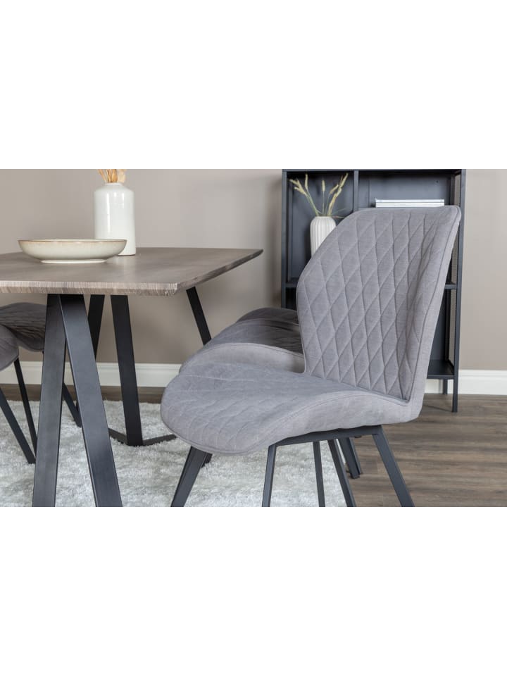 ebuy24 Essgruppe Marina 22 (7-teilig) Grau 90 x 180 cm günstig kaufen onesize