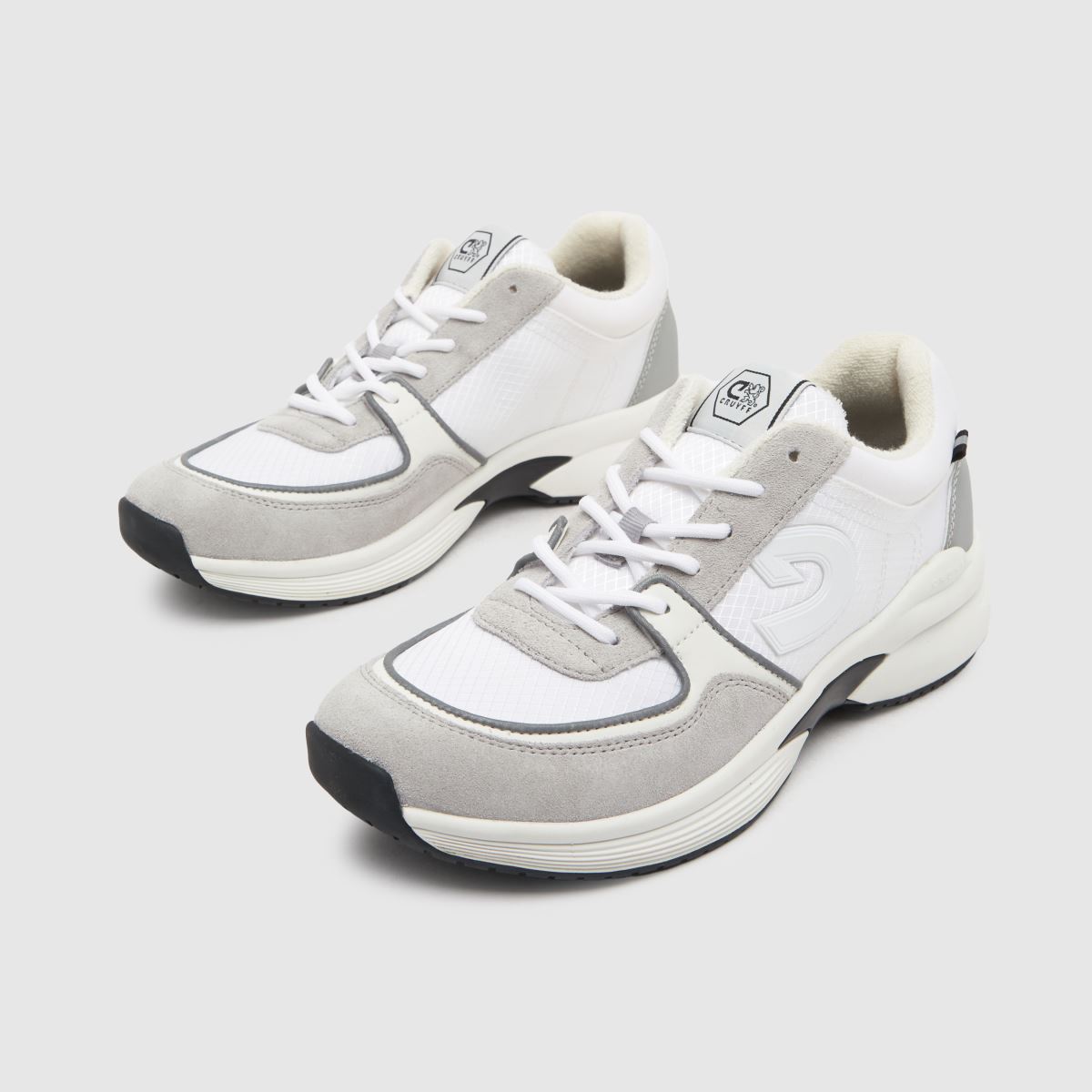 CRUYFF Danny-sneakers i vitt och grått