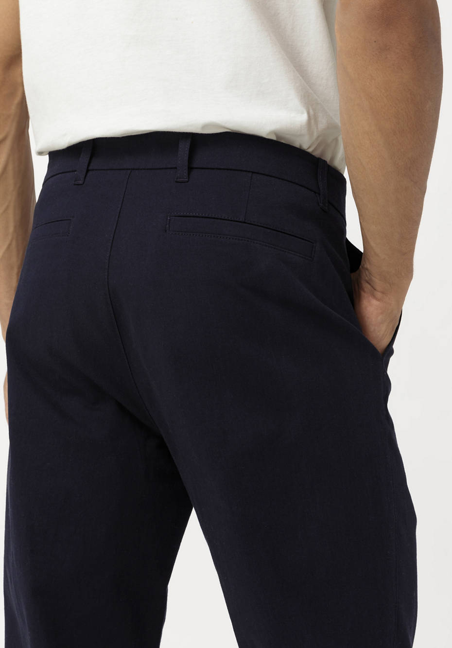 Hose Relaxed Fit aus Bio-Baumwolle mit Hanf