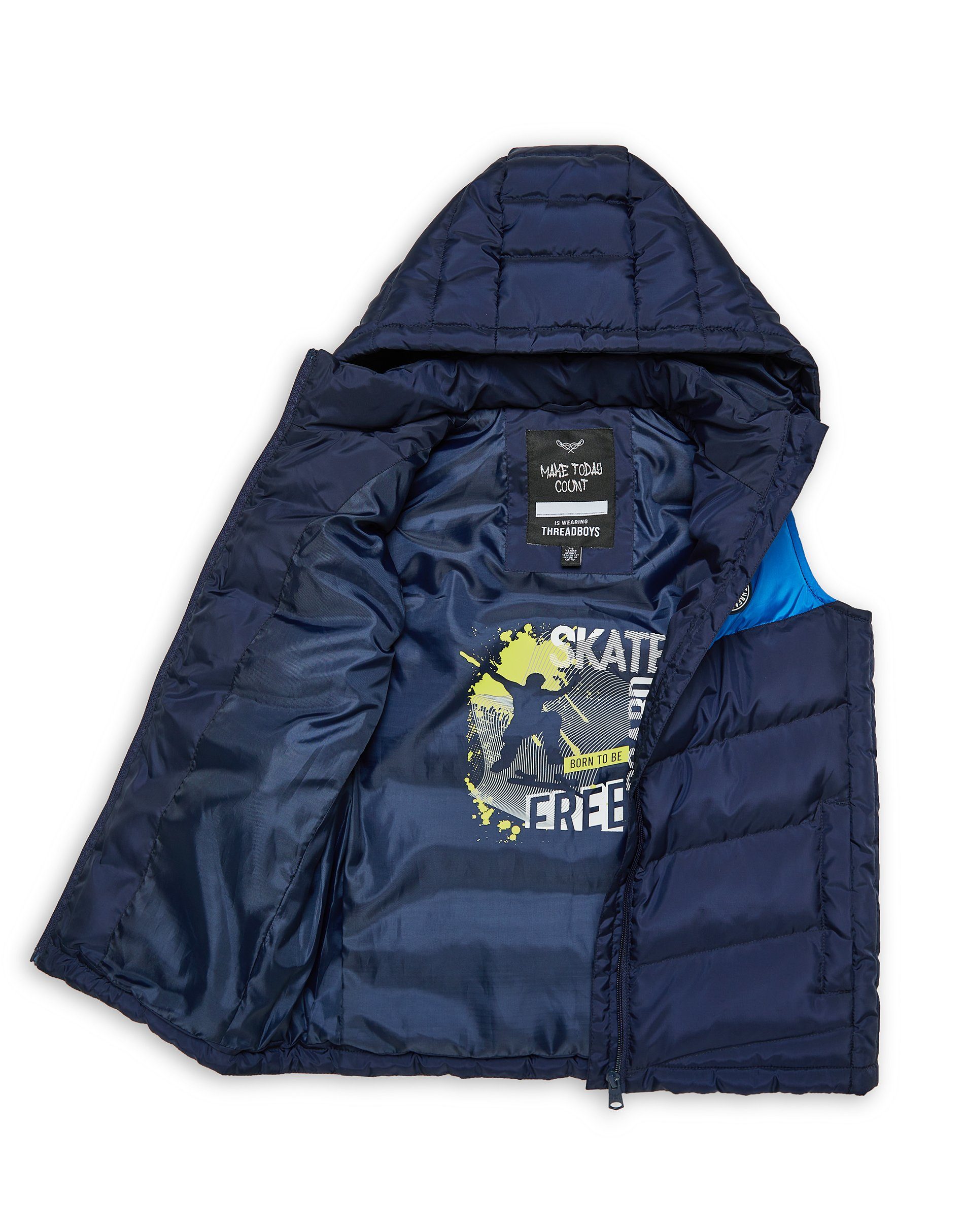 Threadboys Steppweste THB Jacket Colour Block Gilet Doota