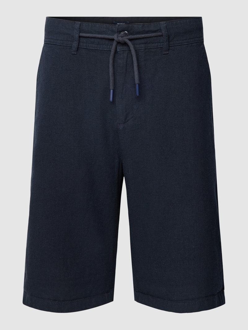 Bermudas mit Tunnelzug in marineblau