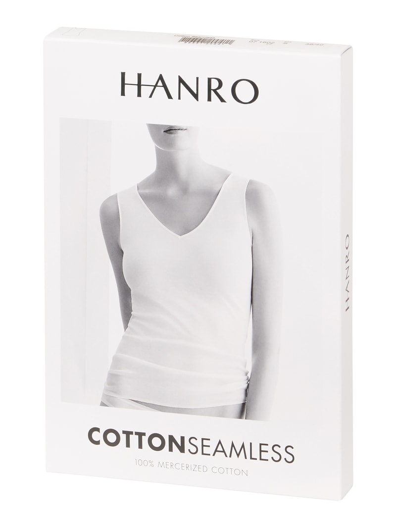 Unterhemd aus Baumwolle - nahtlos Modell Cotton Seamless in weiß