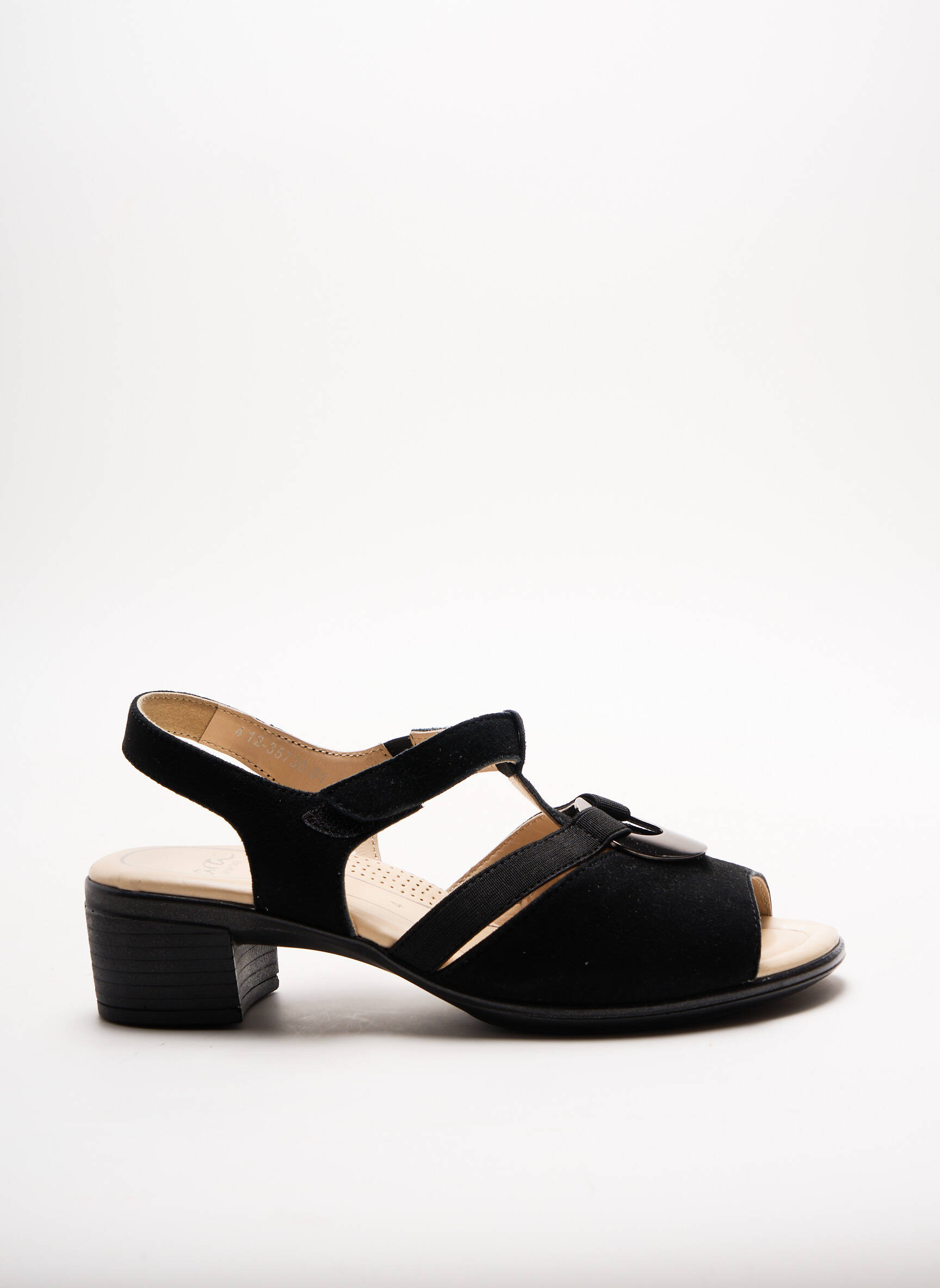 Ara Sandales Nu Pieds Femme couleur noir