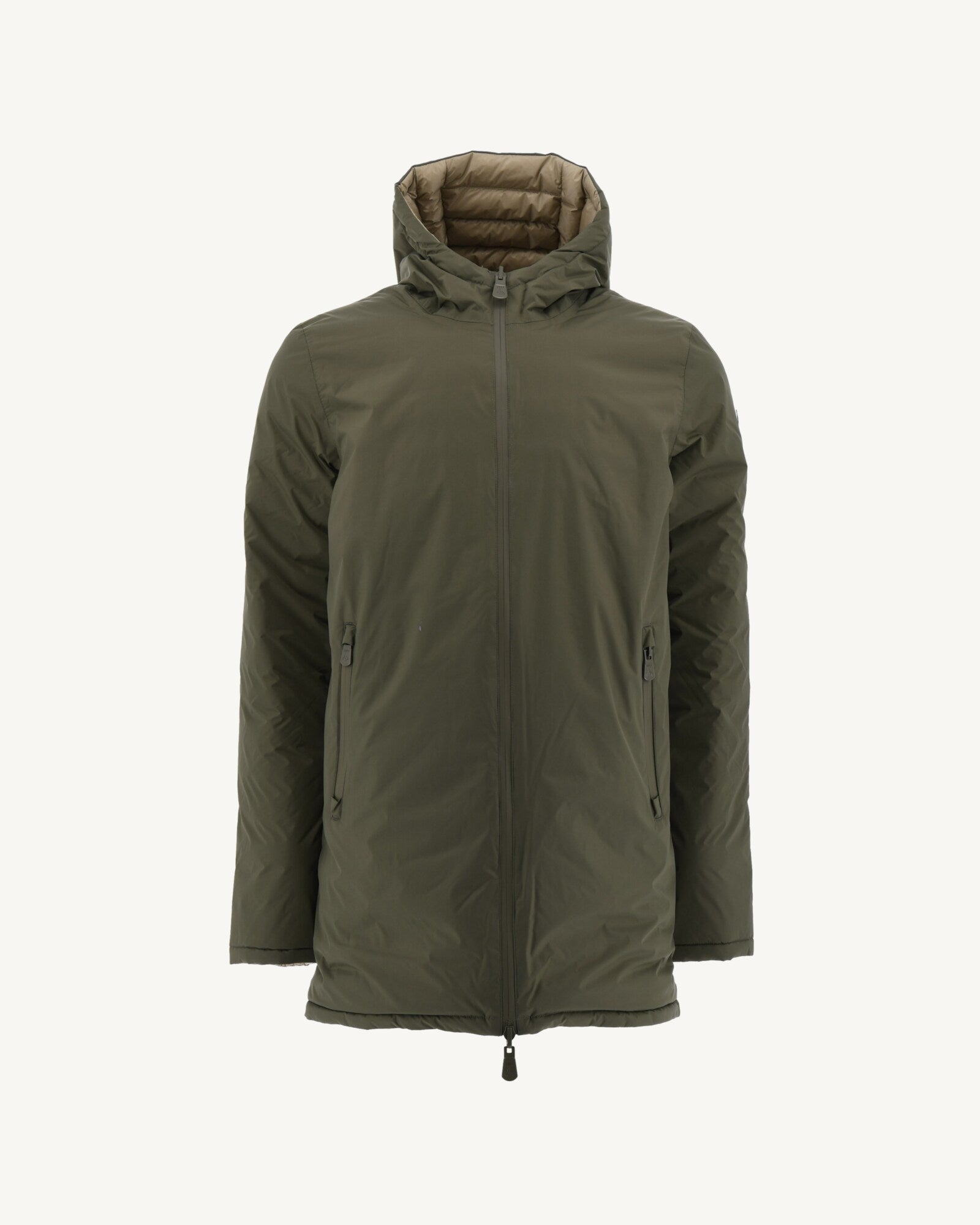 Doudoune réversible Army/Beige Amsterdam