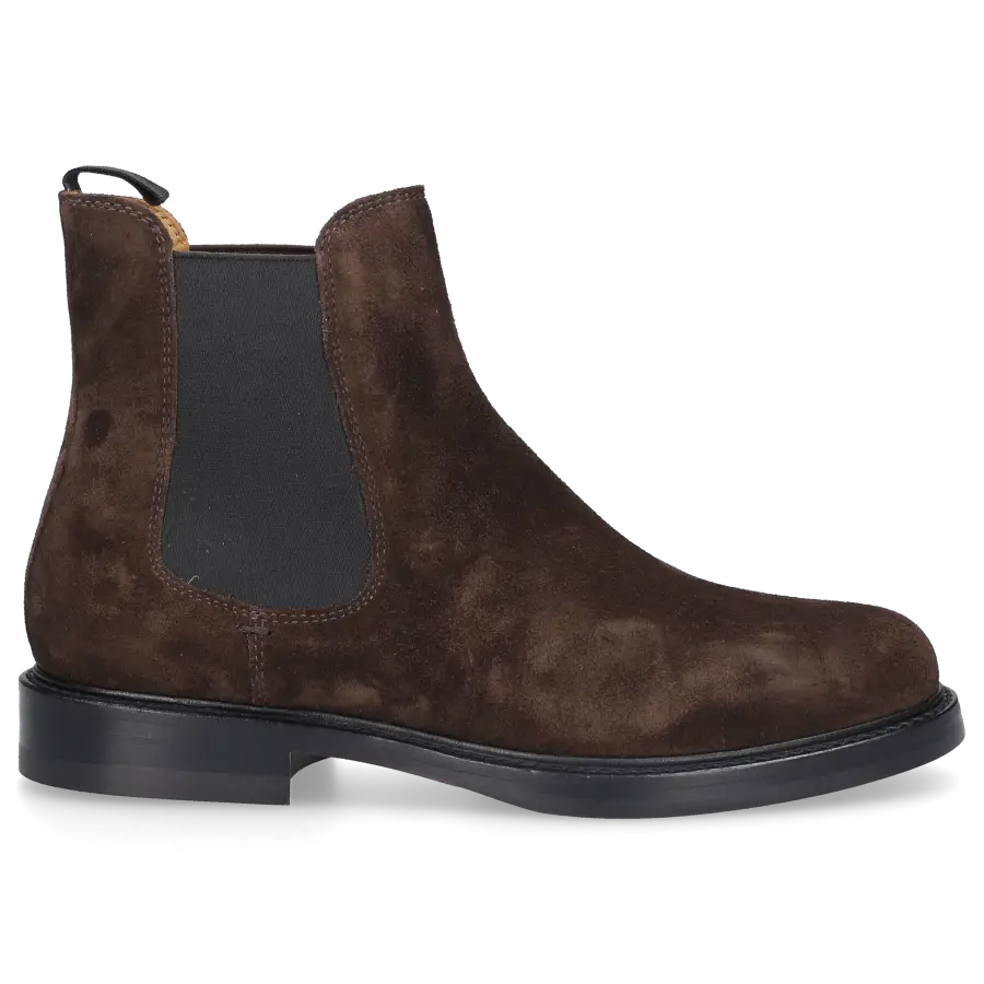 Henderson - Chelsea Boots BECKY Veloursleder - braun