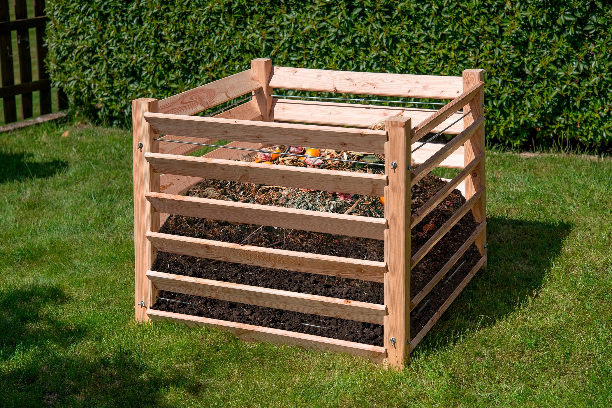 WESTMANN Komposter WMKL4S, BxTxH: 100x100x80 cm, 800 l