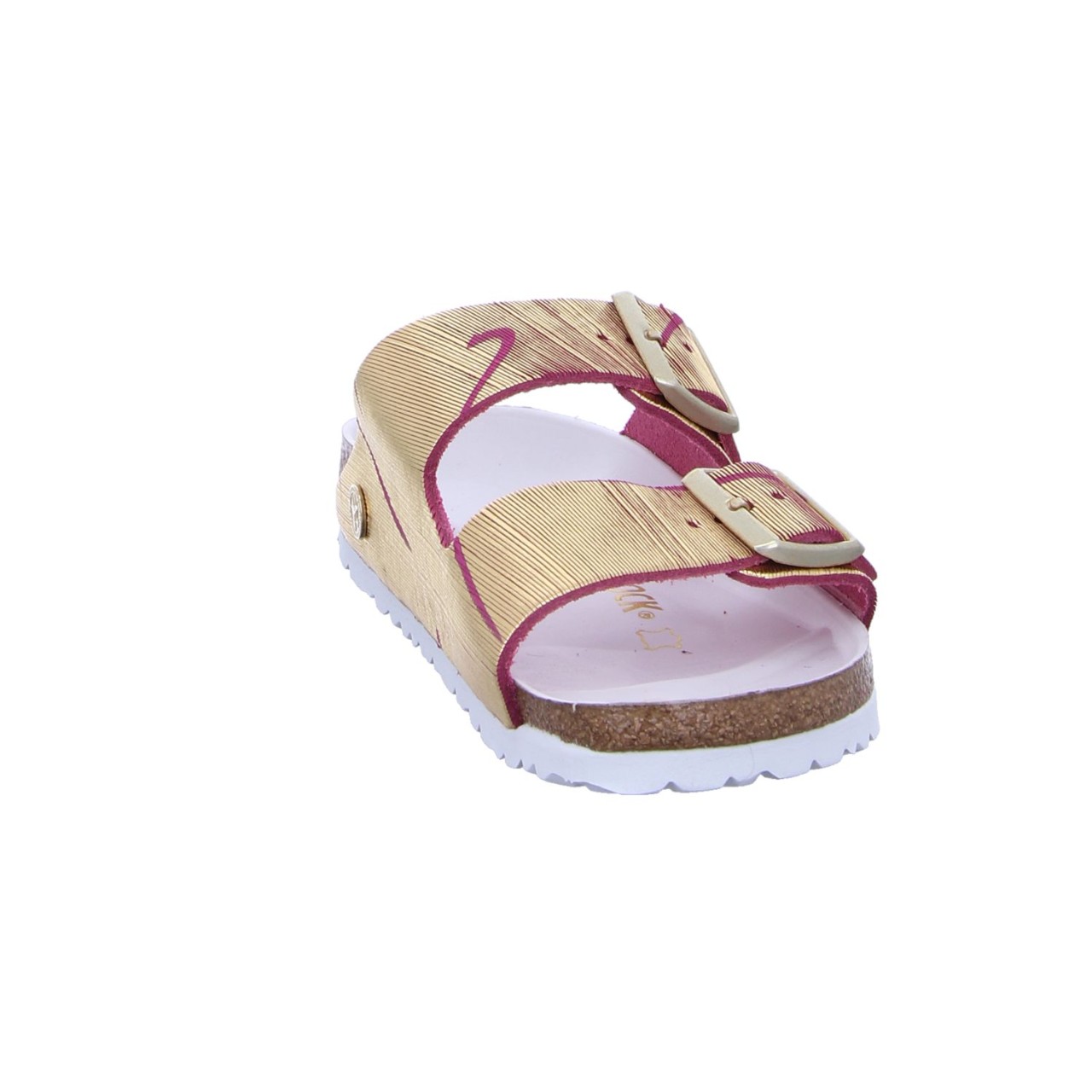 BIRKENSTOCK Pantoletten silber