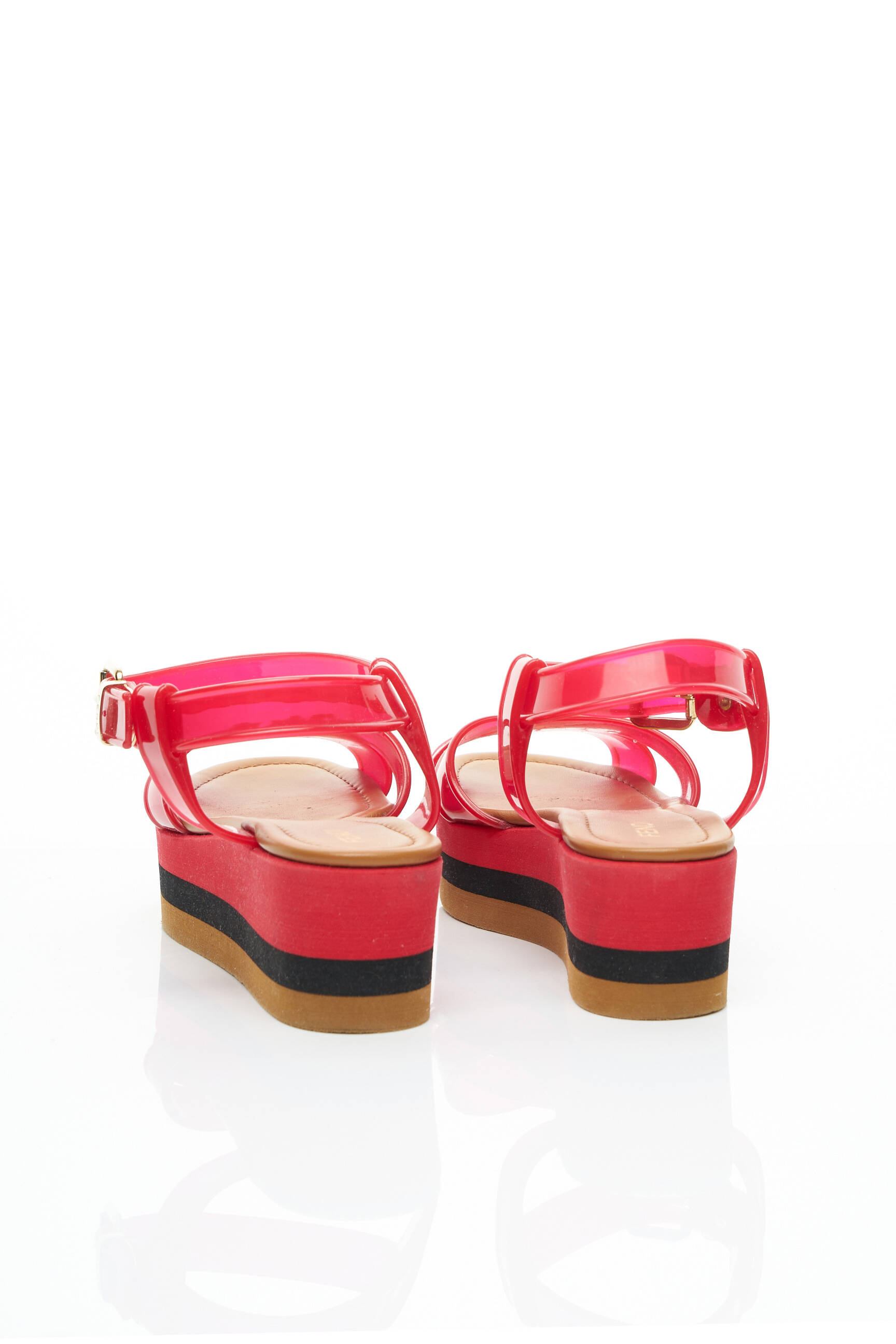 Fendi Sandales Nu Pieds Femme couleur rouge