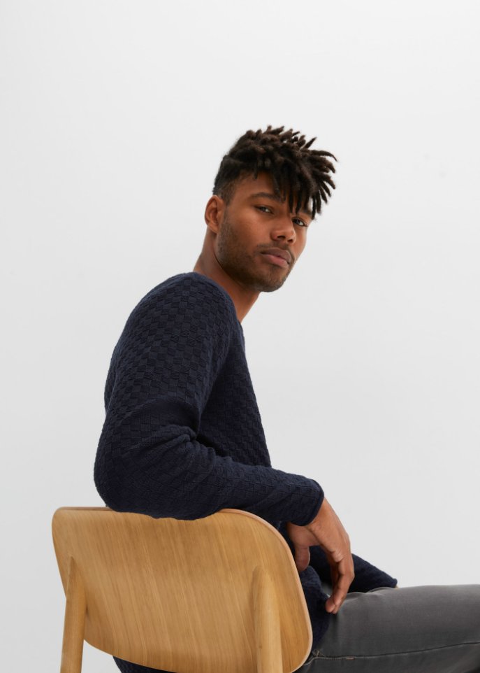Pullover mit recycelter Baumwolle