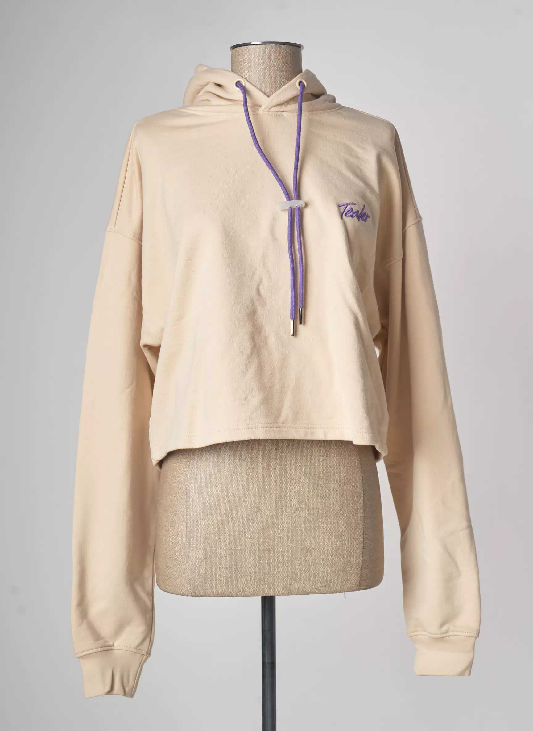 Tealer Sweats Femme couleur beige
