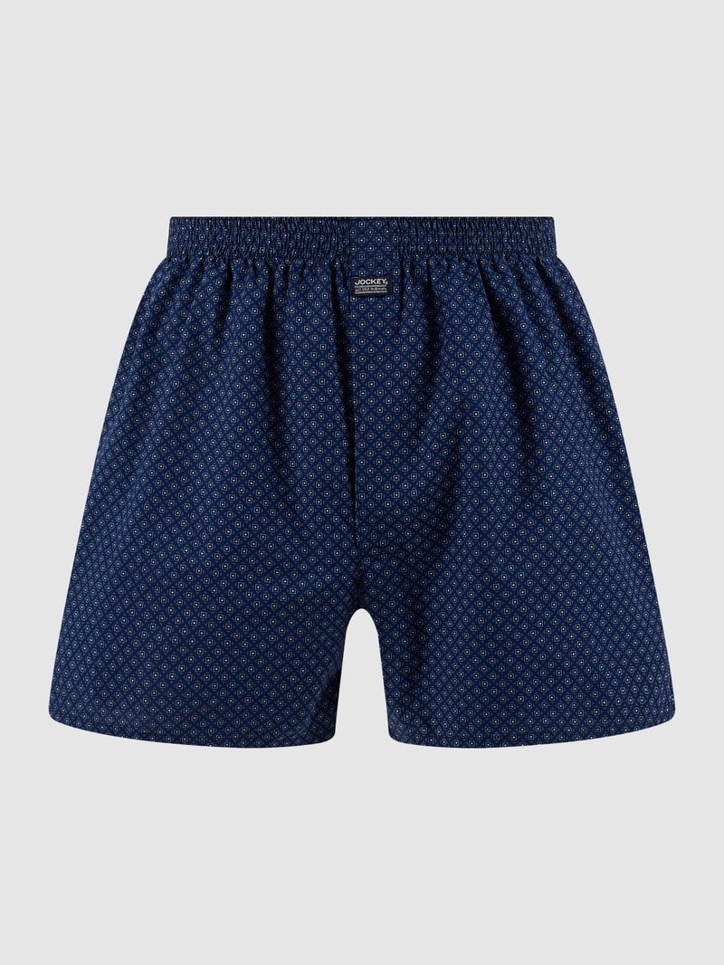 Boxershorts aus Baumwolle in dunkelblau