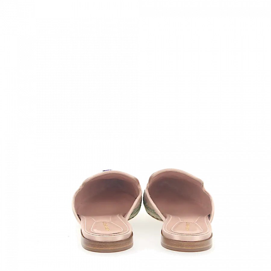 Alberta Ferretti - Pantoletten MIA Satin - beige