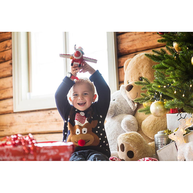 Energy Fly med julenisse God jul